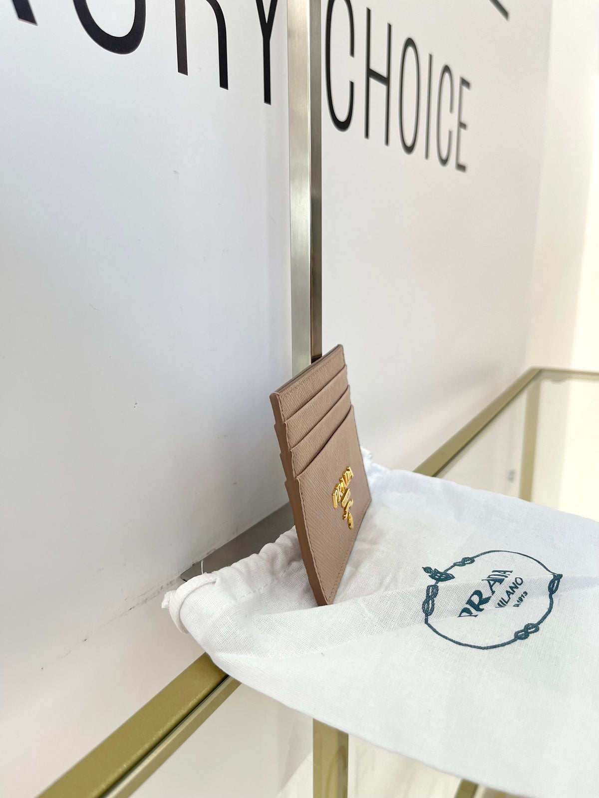 Portacarte in Saffiano Prada