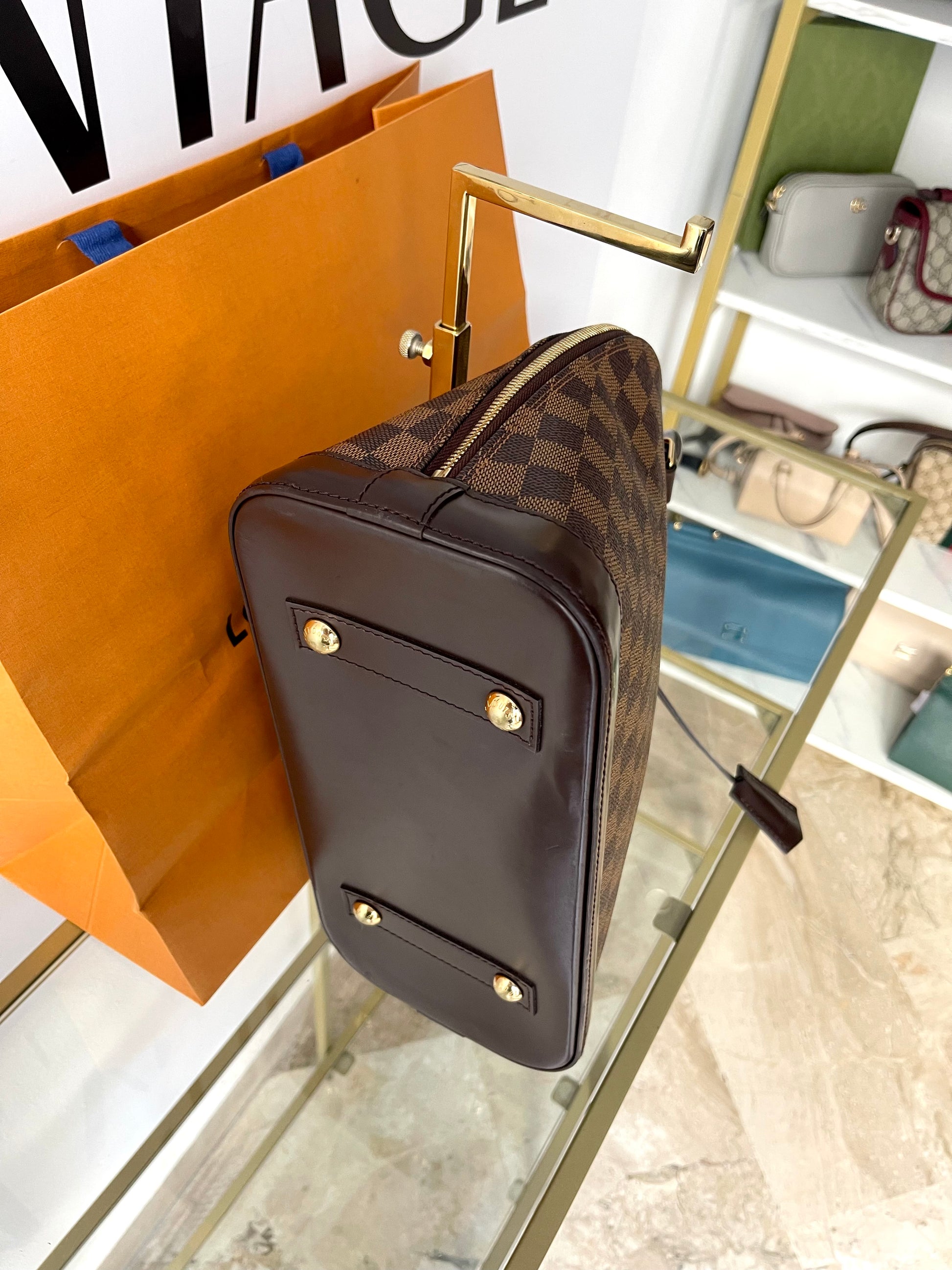 Borsa Alma PM Damier Ébène Louis Vuitton