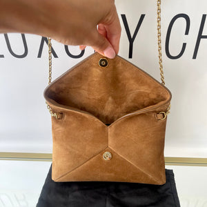 Pochette Cassandre in Suede Saint Laurent