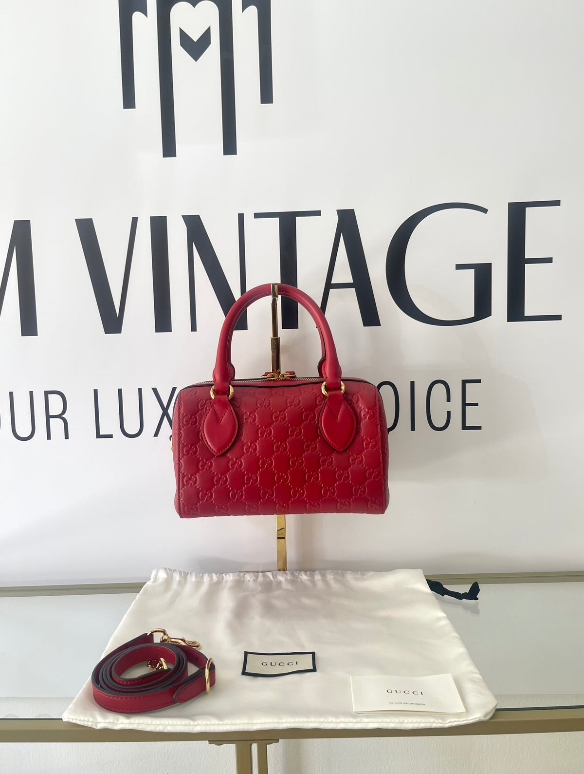 Bauletto Boston Guccissima Gucci