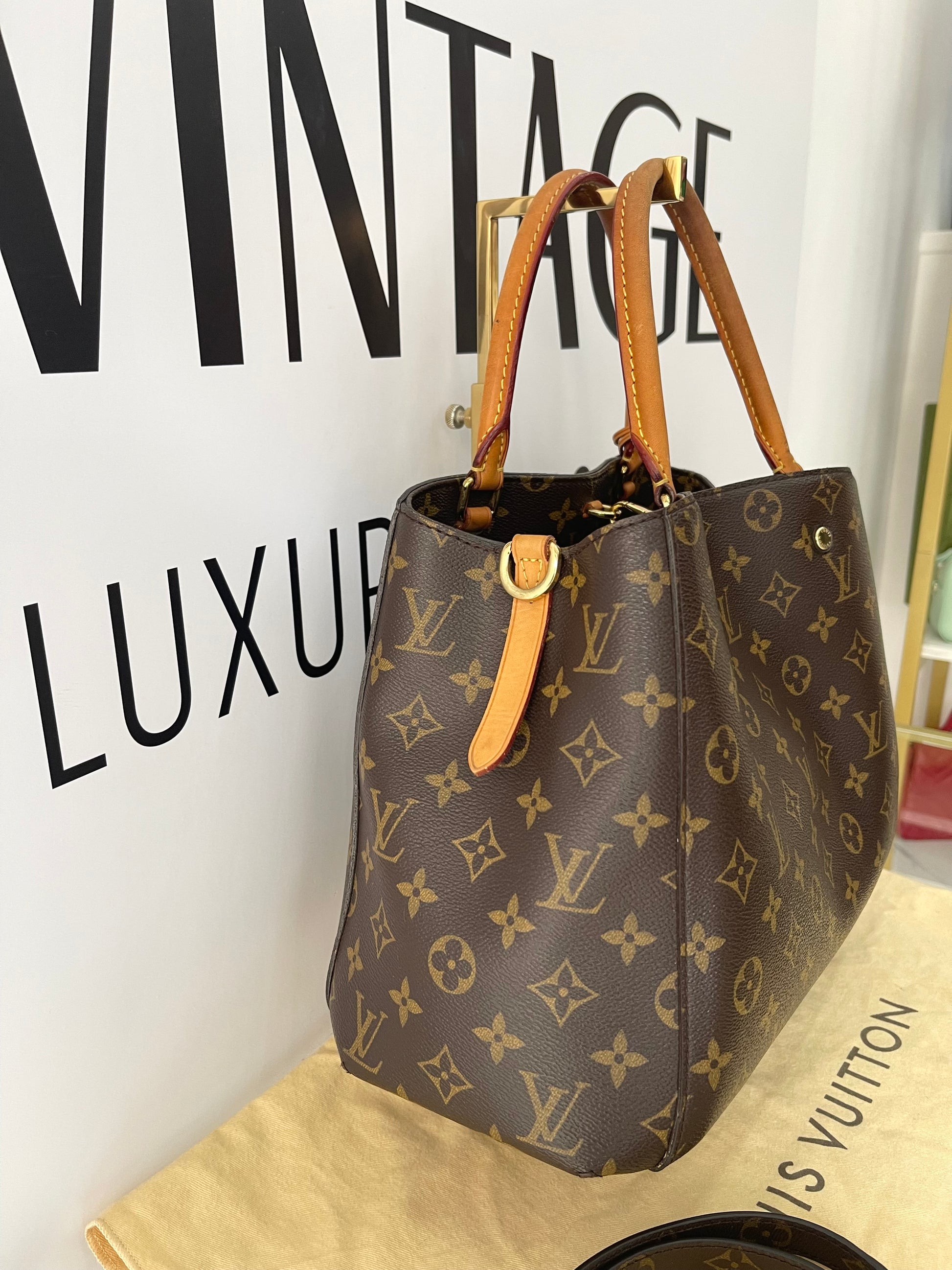 Borsa Montaigne MM Monogram Louis Vuitton