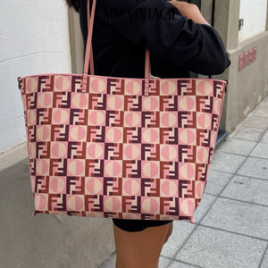 Borsa Shopping Roll Large reversibile Fendi