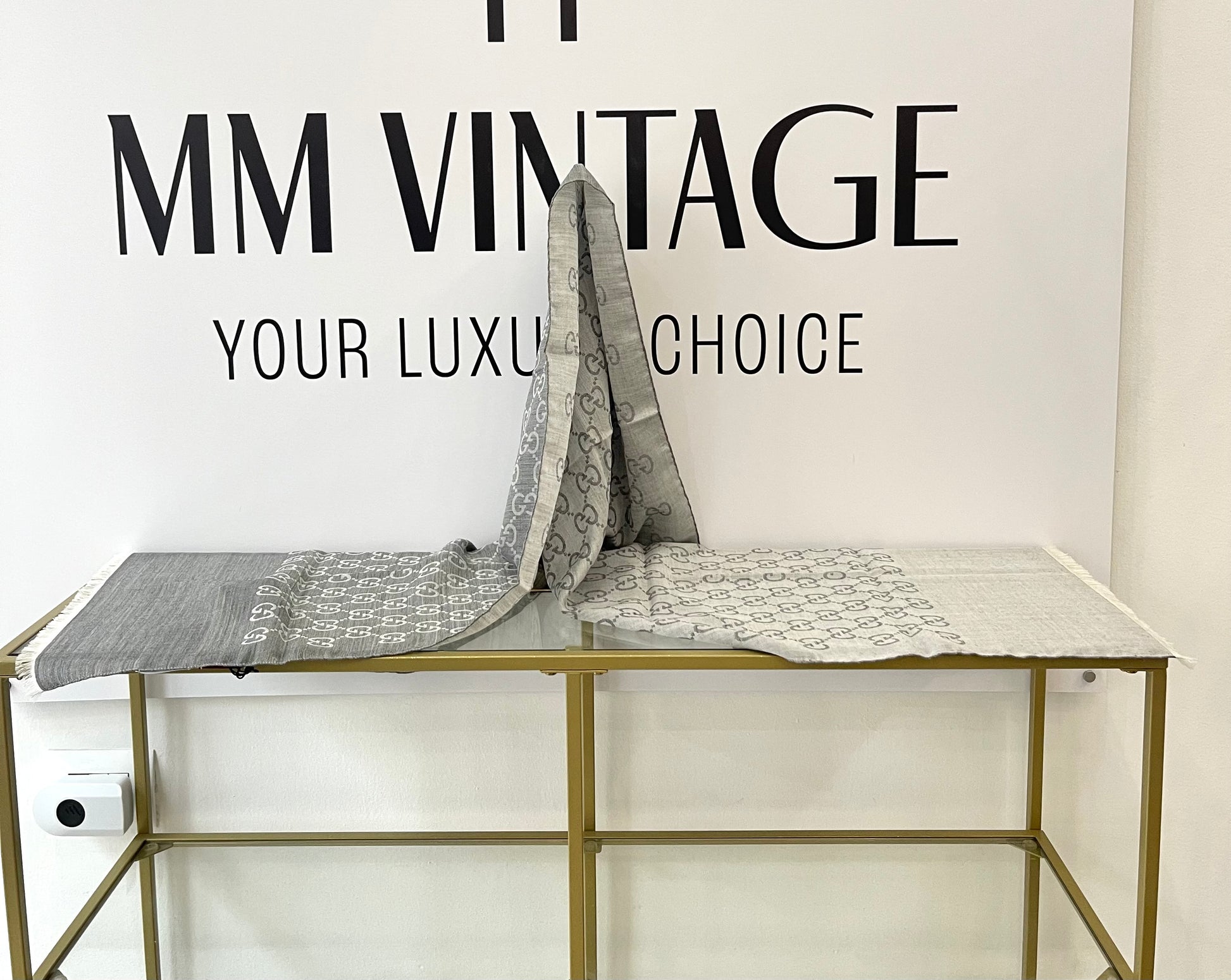 Stola GG in Lana e Seta reversibile Gucci