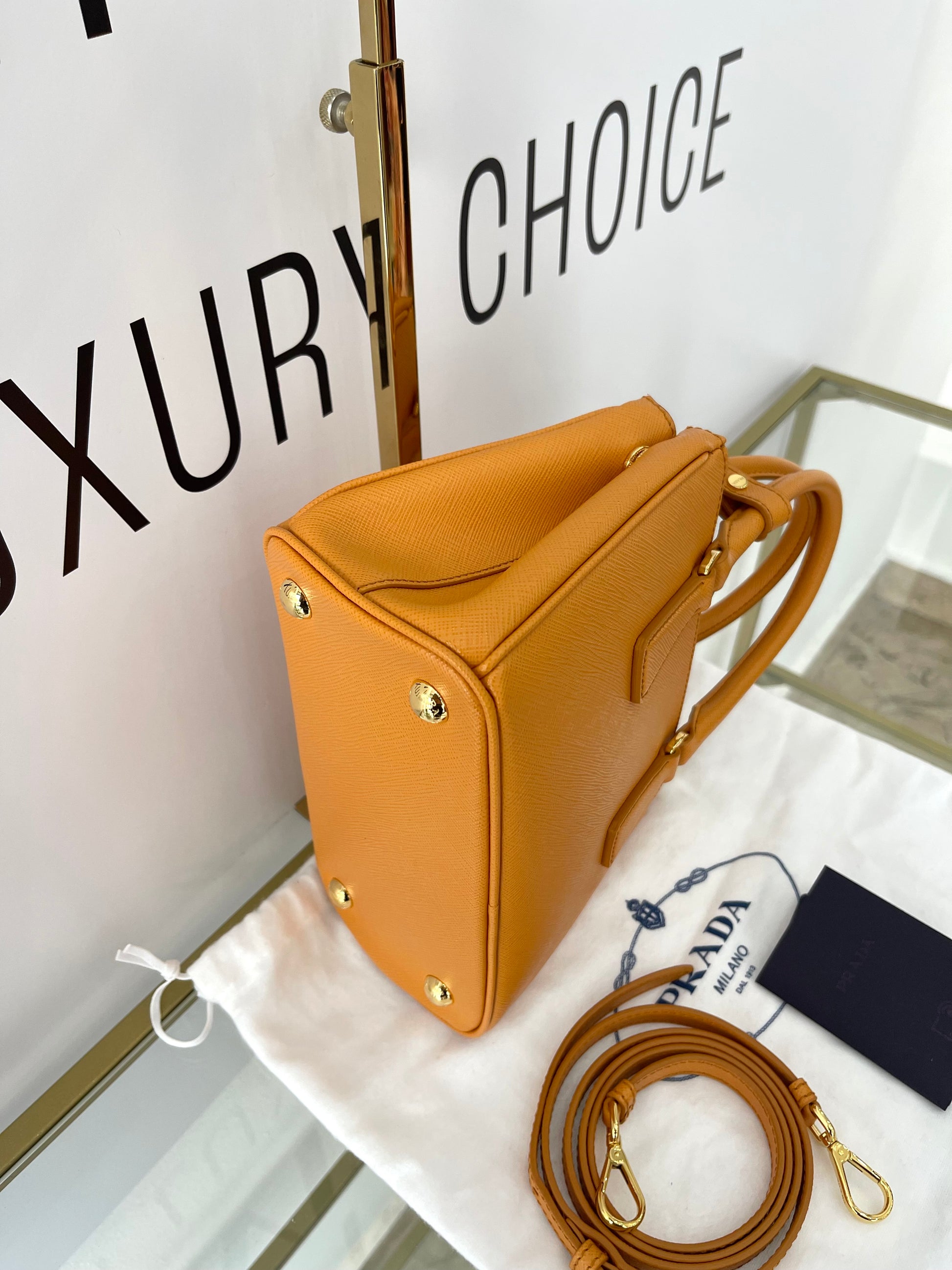 Borsa Galleria Mini in Saffiano Prada