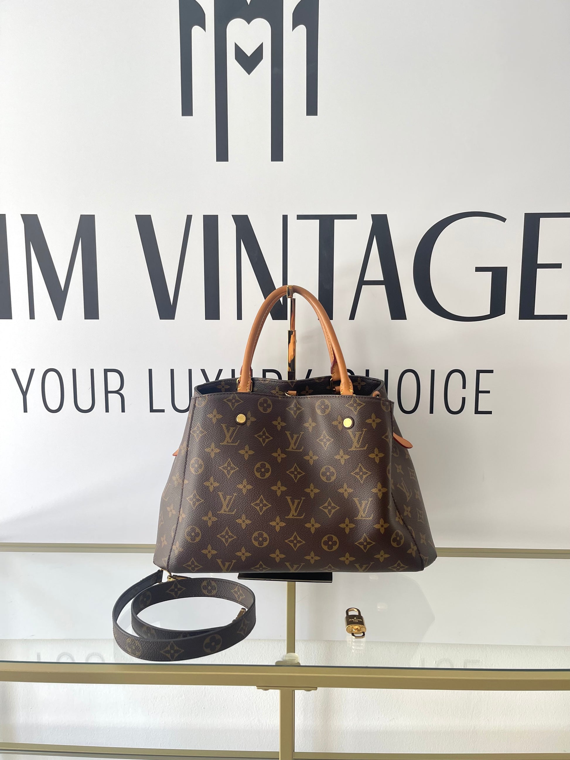 Borsa Montaigne MM Monogram Louis Vuitton