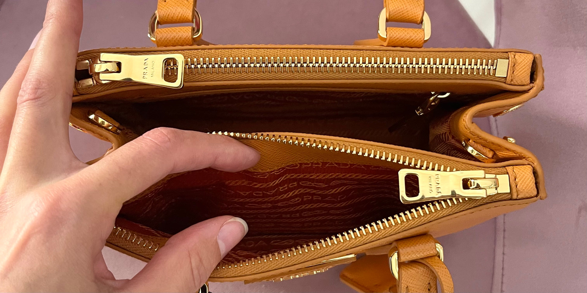 Borsa Galleria Mini in Saffiano Prada