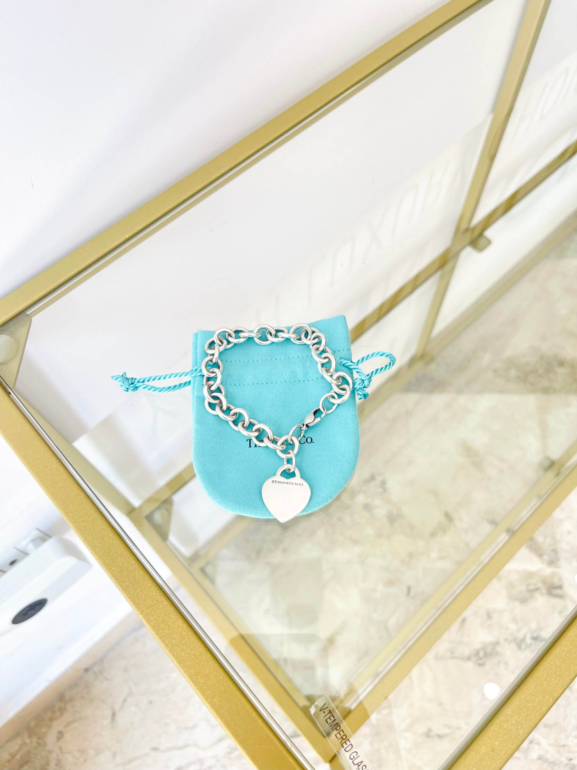 Bracciale a Maglie Cuore M Tiffany