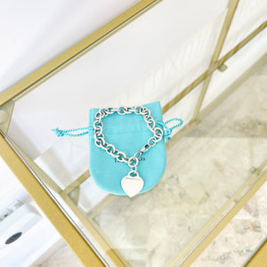 Bracciale a Maglie Cuore M Tiffany