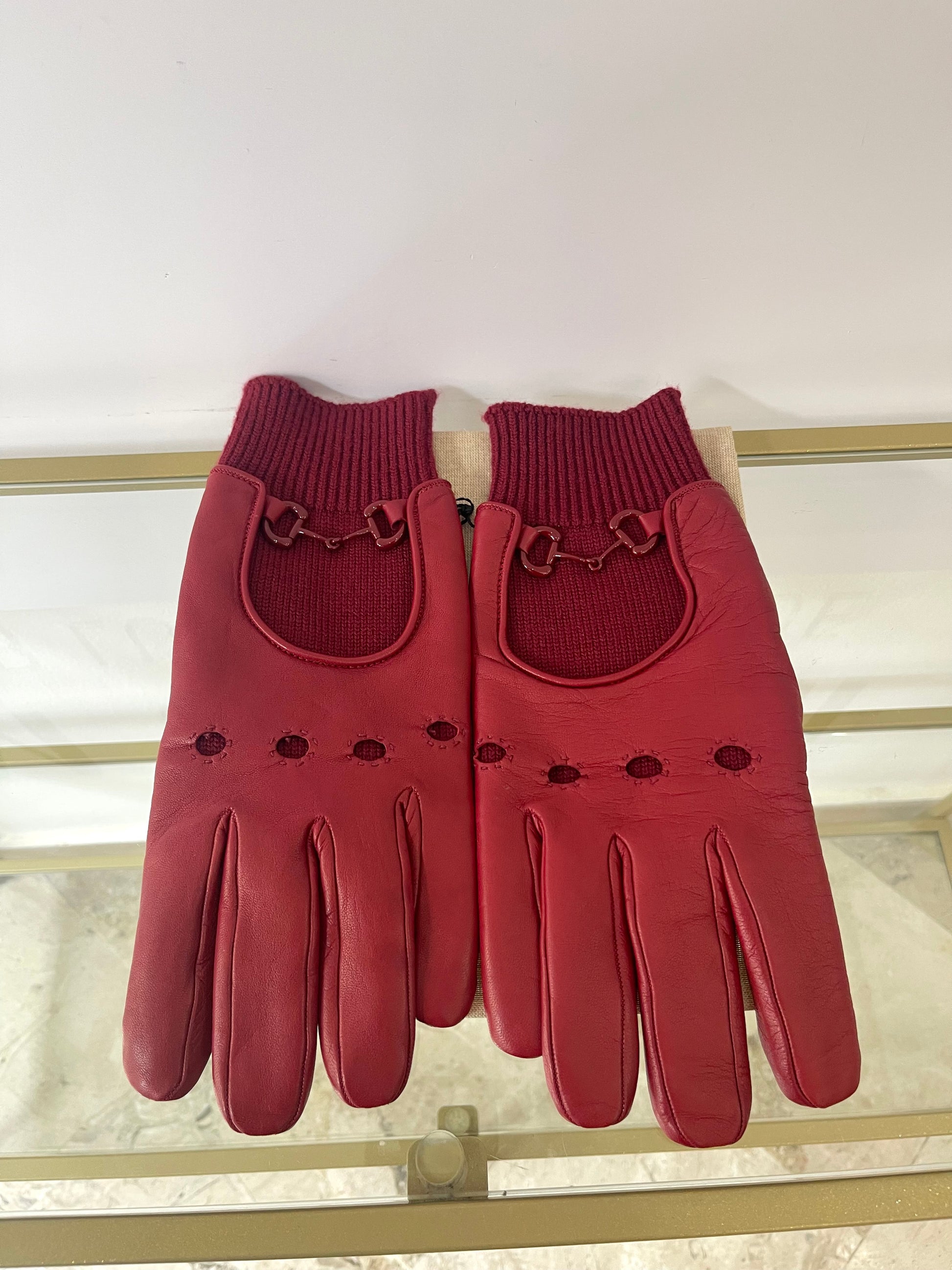 Guanti in pelle Gucci