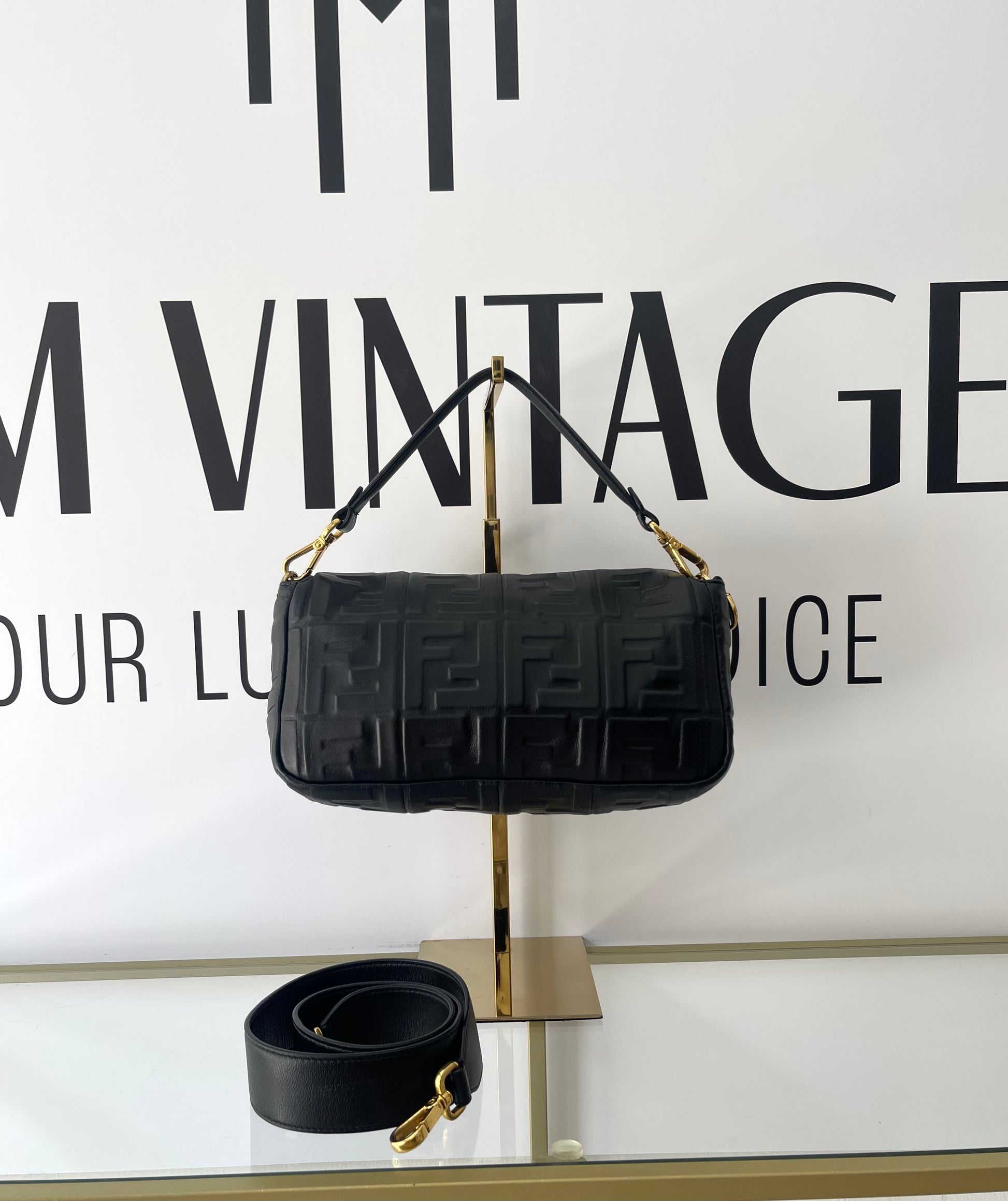 Borsa Baguette FF Fendi