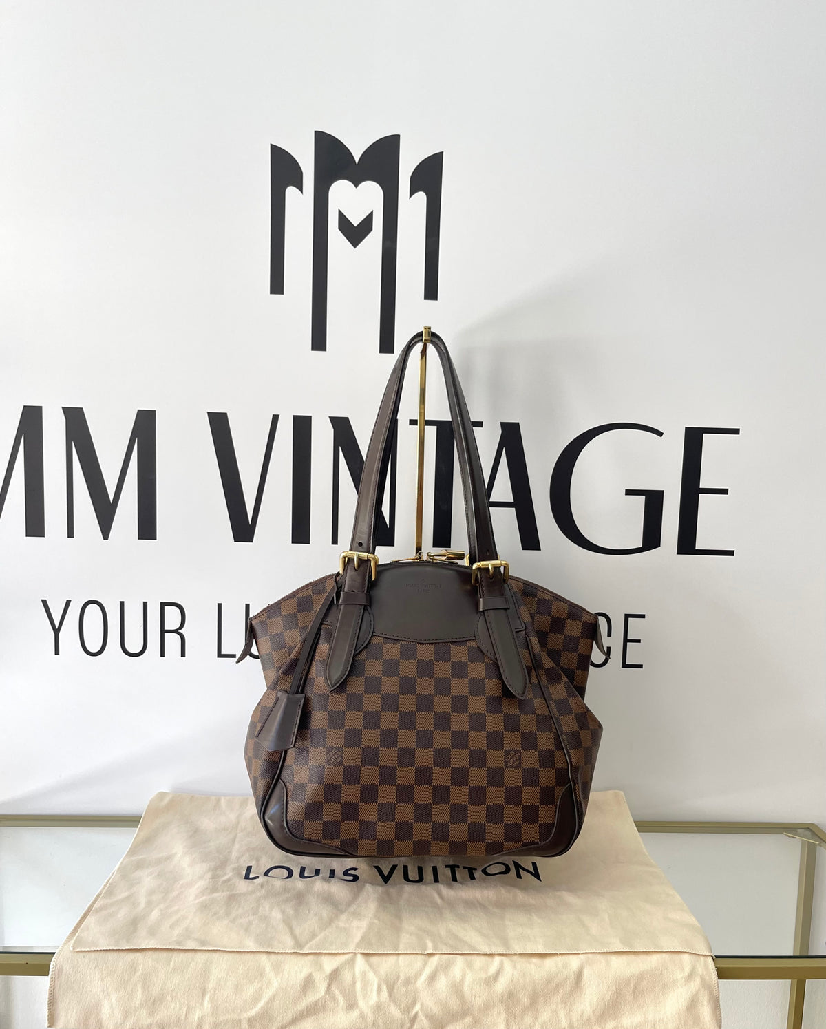 Borsa Verona GM Damier Ebène Louis Vuitton