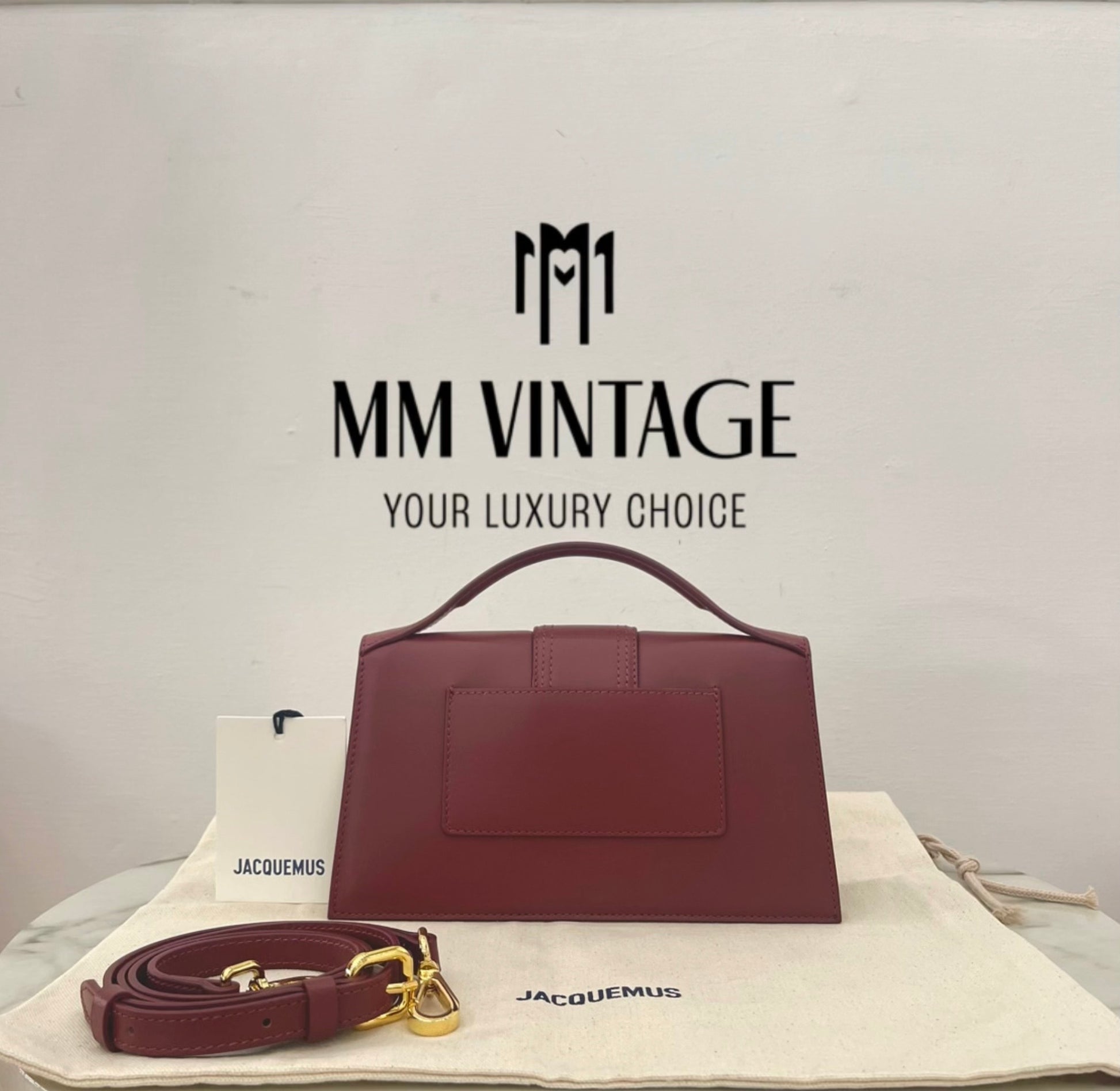 Borsa Le Grand Bambino Bordeaux Jacquemus