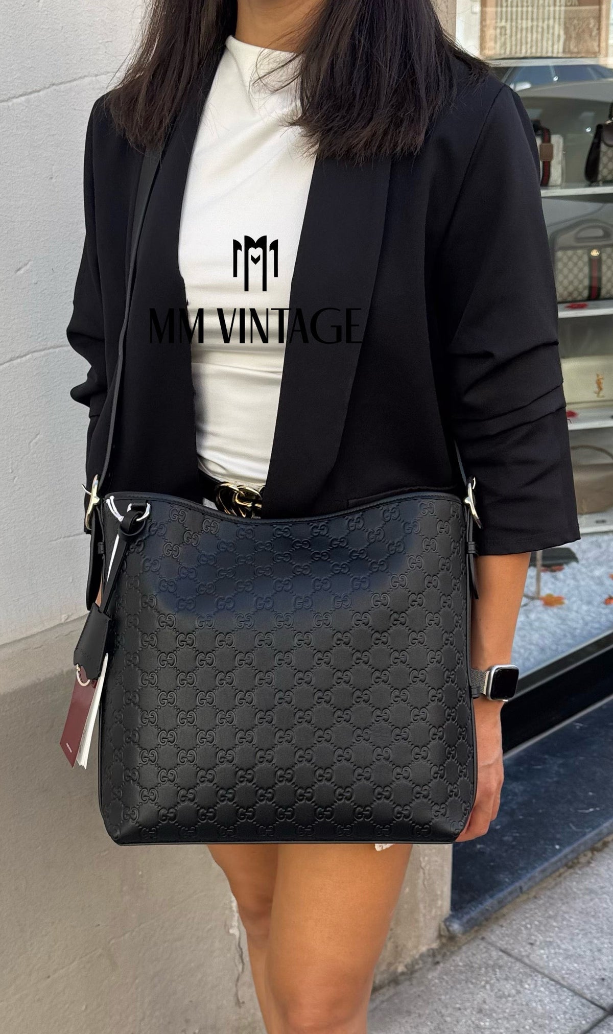 Borsa GG Emblem Gucci