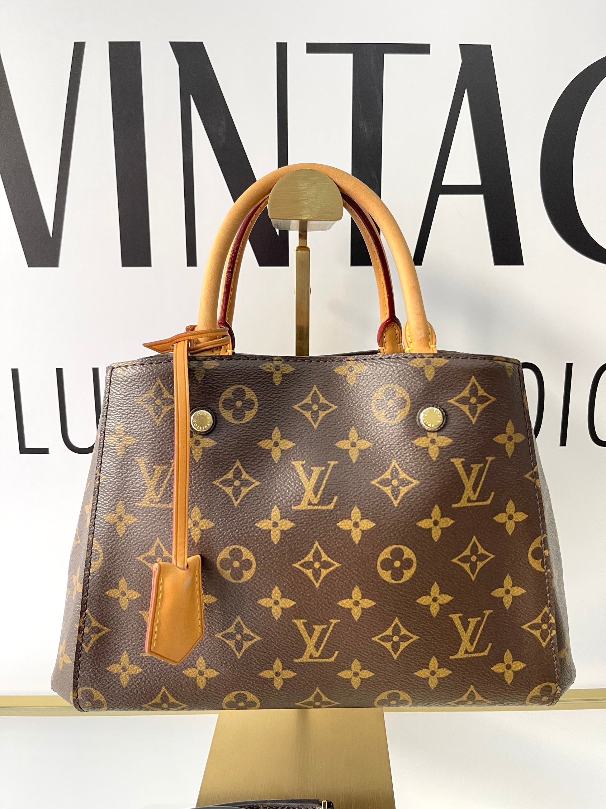 Borsa Montaigne PM Monogram Louis Vuitton