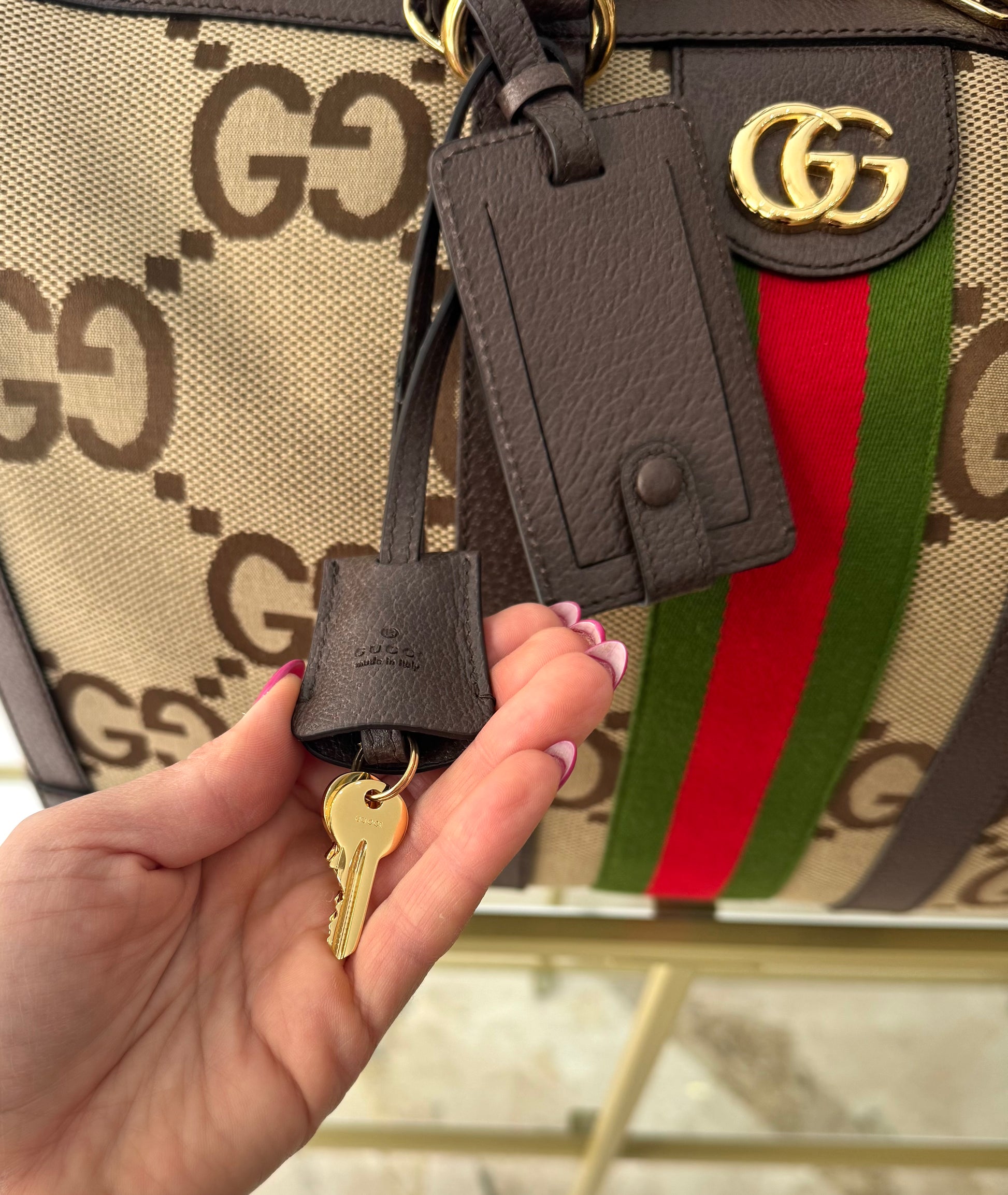 Borsone Savoy GG Jumbo Gucci