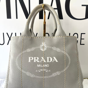 Borsa Shopping Bag Canapa Prada
