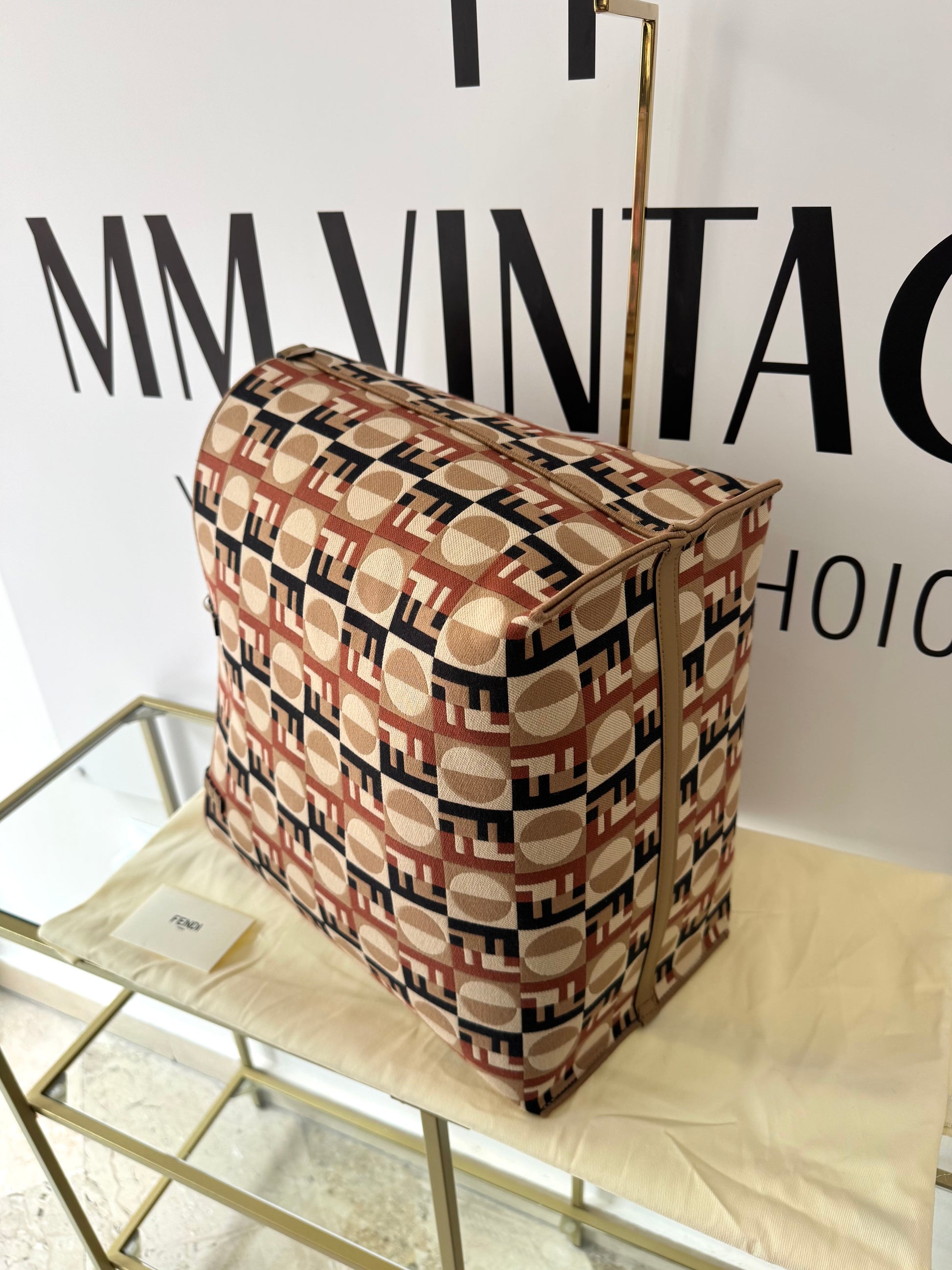Borsa Shopping Roll Large Reversibile Fendi