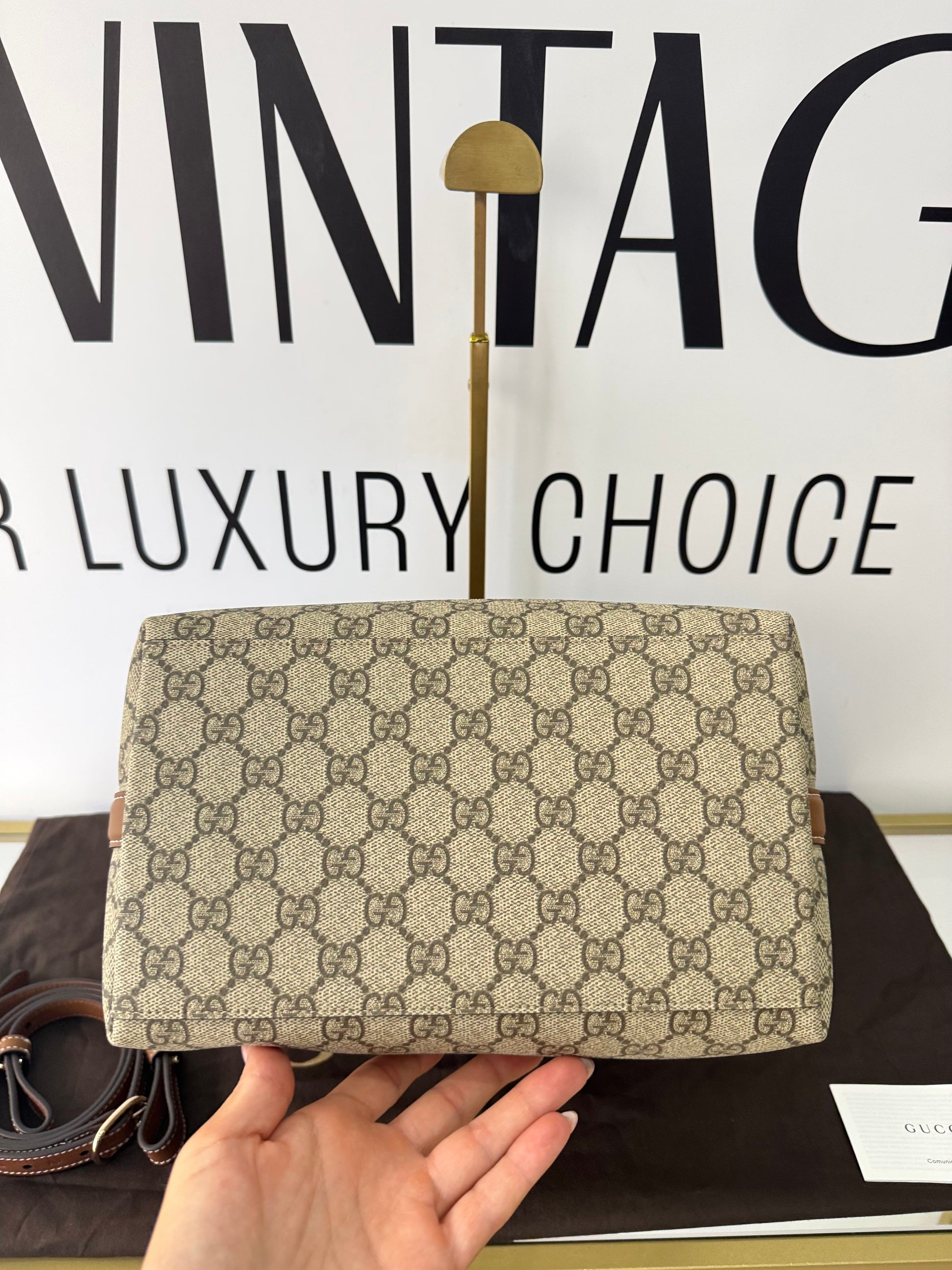 Borsa a Secchiello GG Emblem Gucci