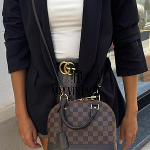 Borsa Alma BB Damier Ébène Louis Vuitton