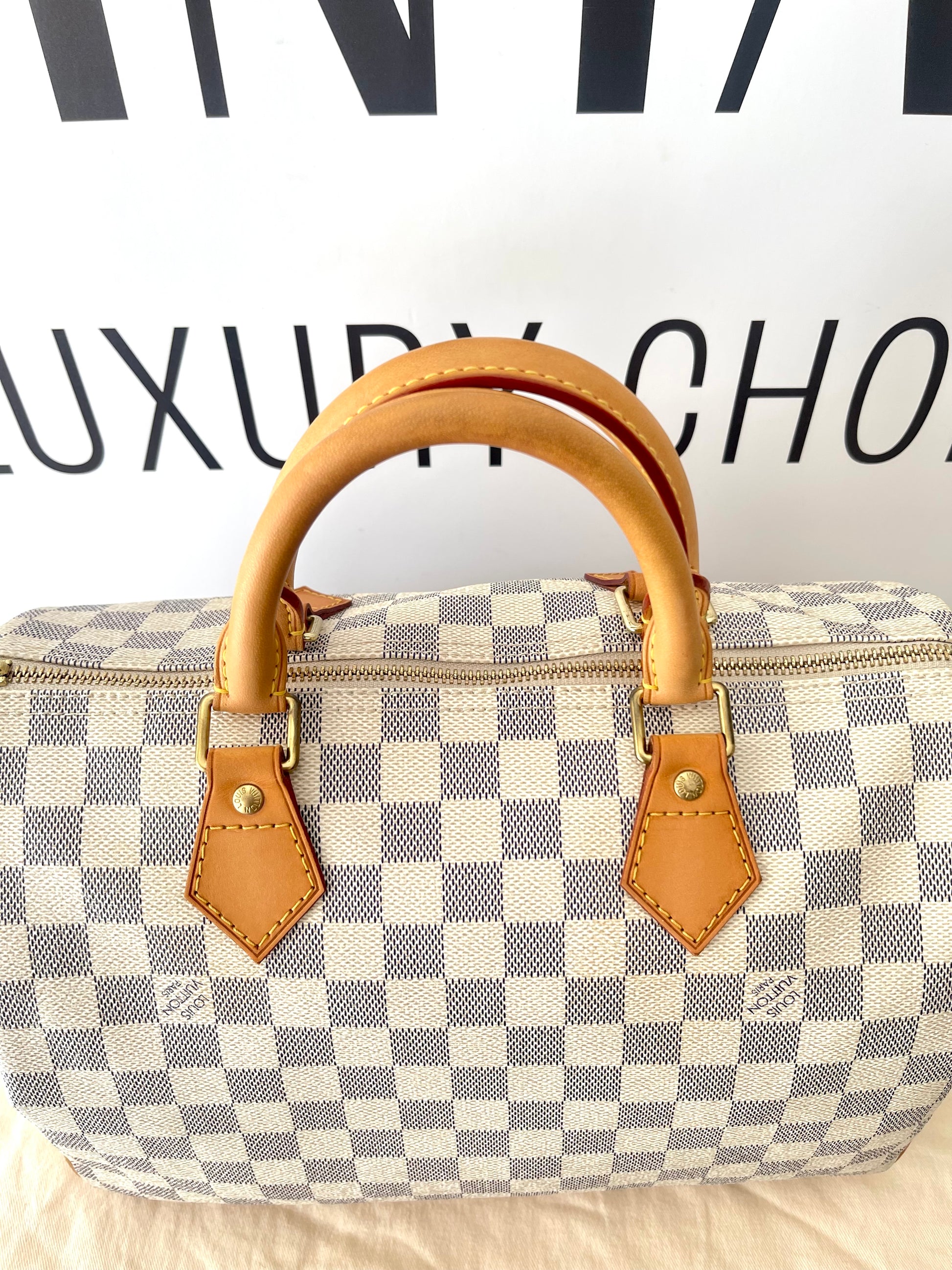 Borsa Speedy 30 Damier Azur Louis Vuitton