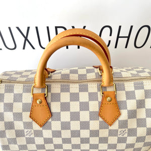 Borsa Speedy 30 Damier Azur Louis Vuitton