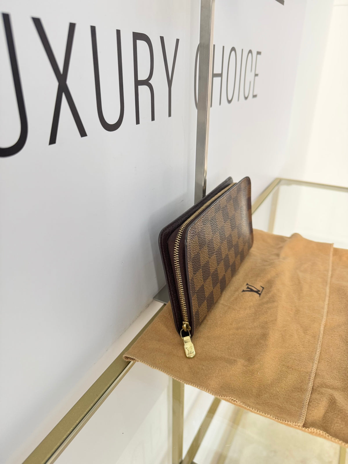 Portafoglio Zippy Damier Ebène Louis Vuitton