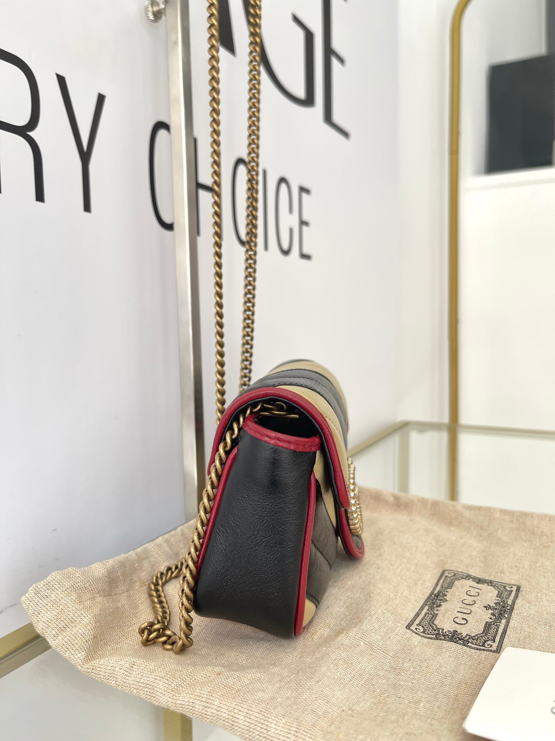 Borsa Mini Marmont GG Torchon Gucci