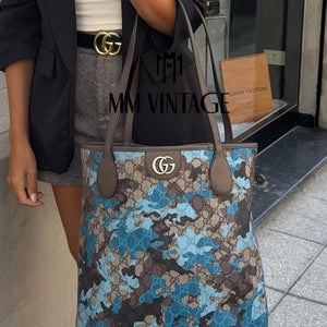 Borsa Shopping Camouflage GG Supreme Gucci