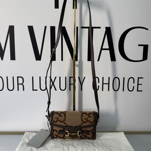 Borsa Mini Horsebit 1955 Jumbo GG Gucci