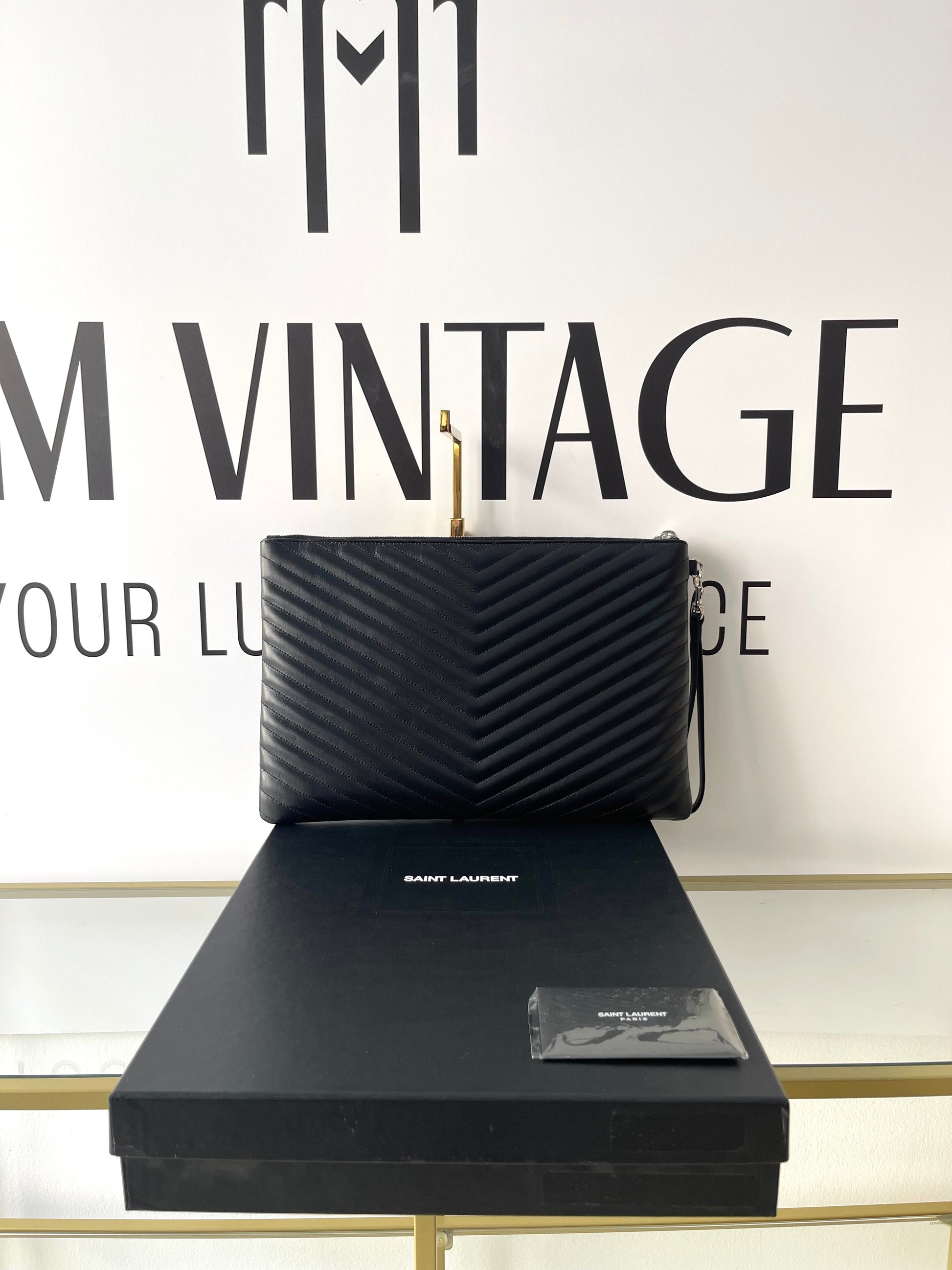 Pochette Cassandre Matelassé Saint Laurent
