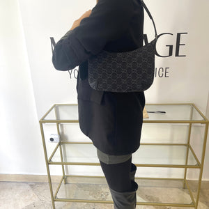 Borsa Horsebit Slim in Denim Gucci
