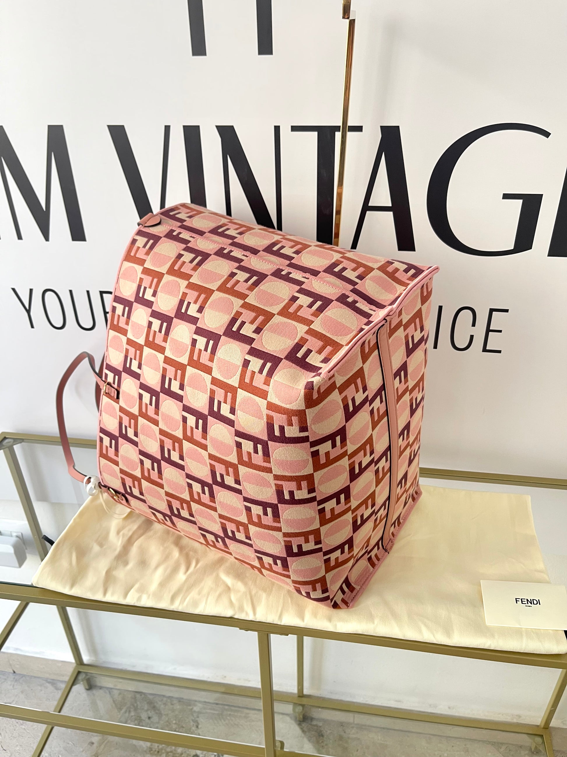 Borsa Shopping Roll Large reversibile Fendi