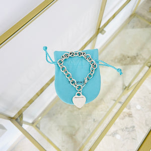 Bracciale a Maglie Cuore M Tiffany