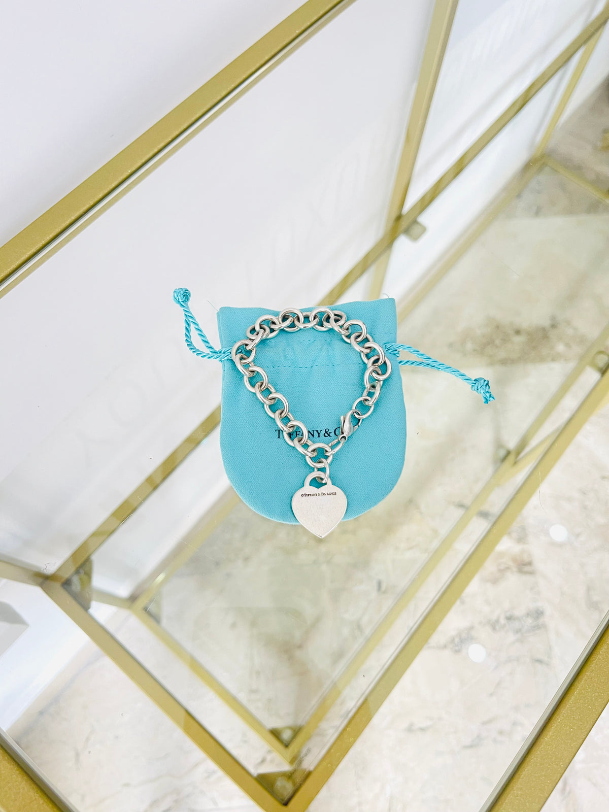 Bracciale a Maglie Cuore M Tiffany