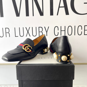Mocassino GG con perle Gucci