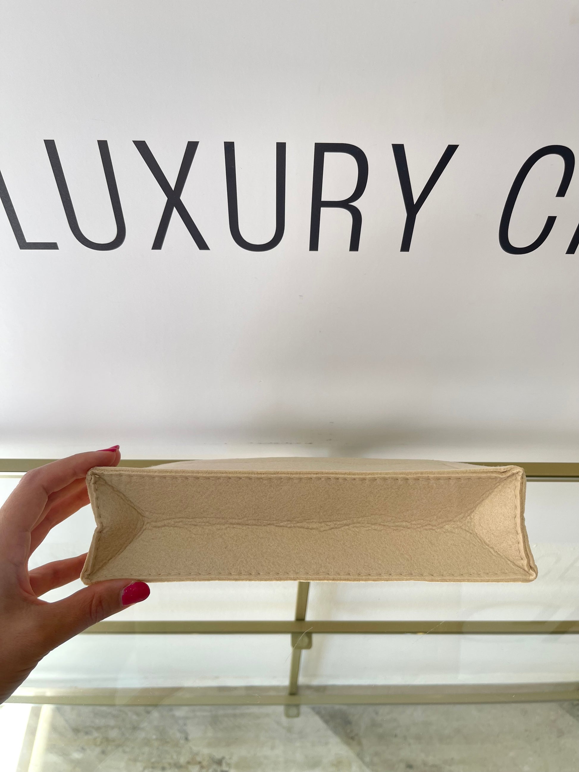 Organizer per borse beige