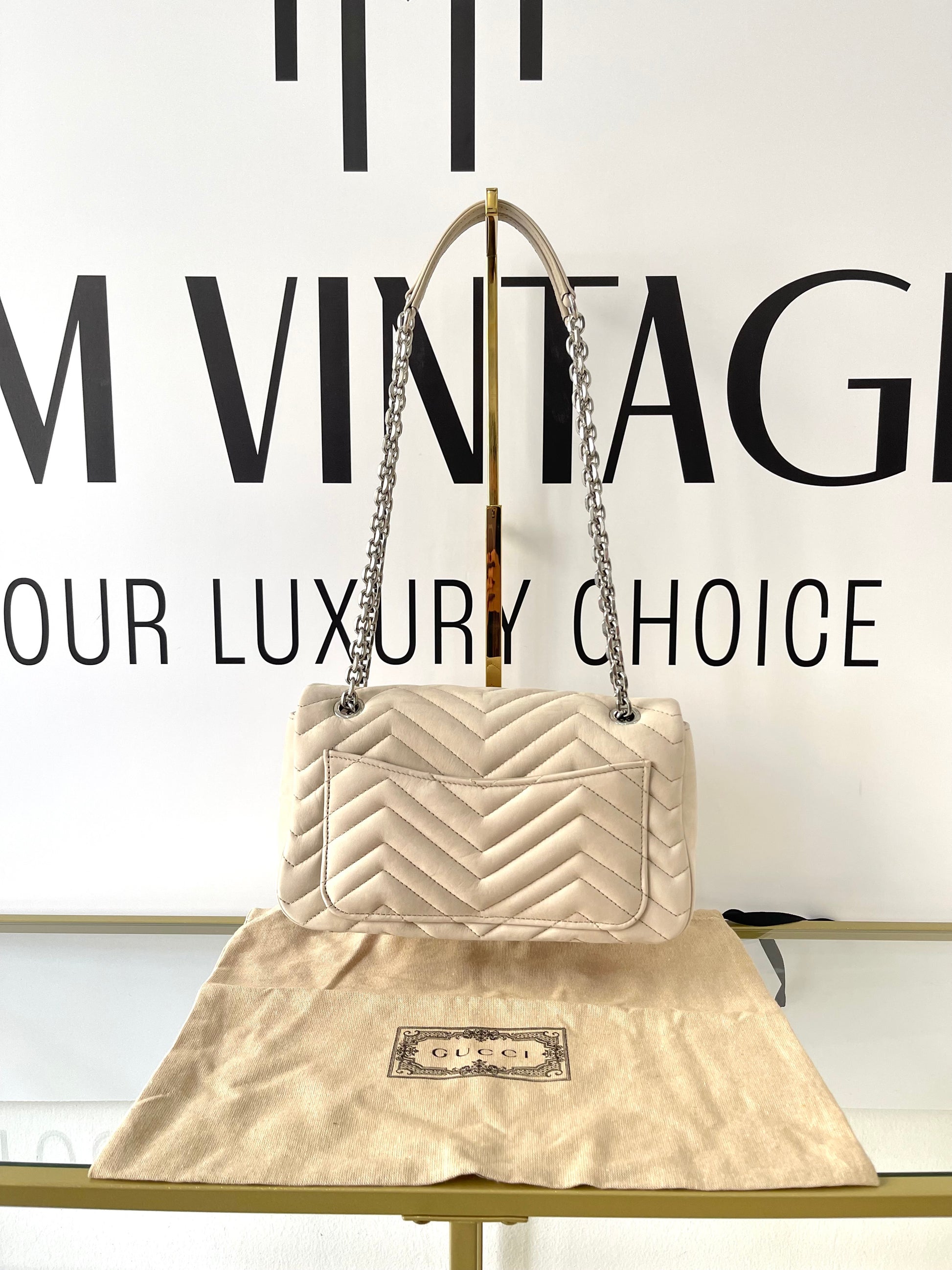 Borsa Marmont 26 GG in Nabuk Gucci