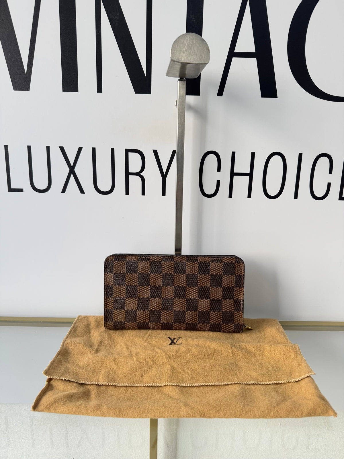 Portafoglio Zippy Damier Ebène Louis Vuitton