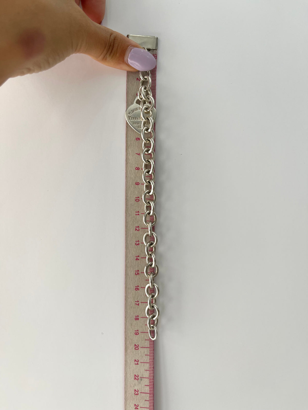 Bracciale a Maglie Cuore M Tiffany