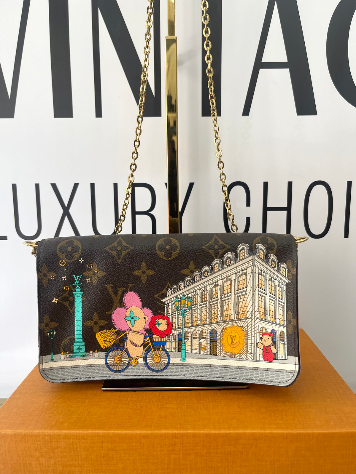 Borsa Félicie Vivienne Westwood in Paris Monogram Limited Edition Louis Vuitton