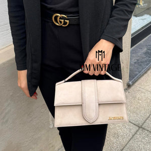 Borsa Le Grand Bambino in Nabuk Jacquemus