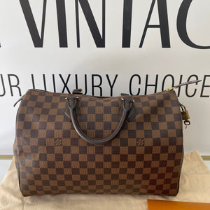 Borsa Speedy 35 Damier Ébène Louis Vuitton