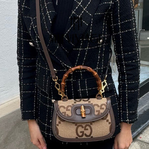 Borsa Bamboo 1947 Jumbo GG Gucci