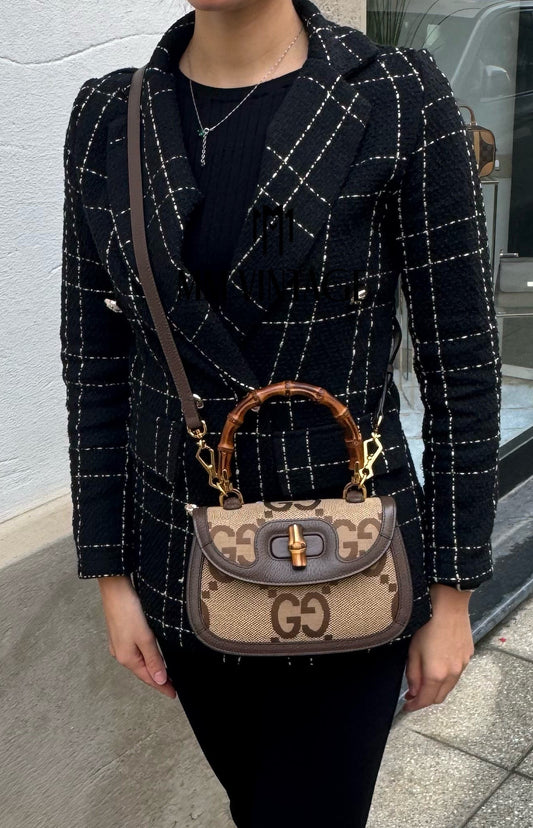 Borsa Bamboo 1947 Jumbo GG Gucci