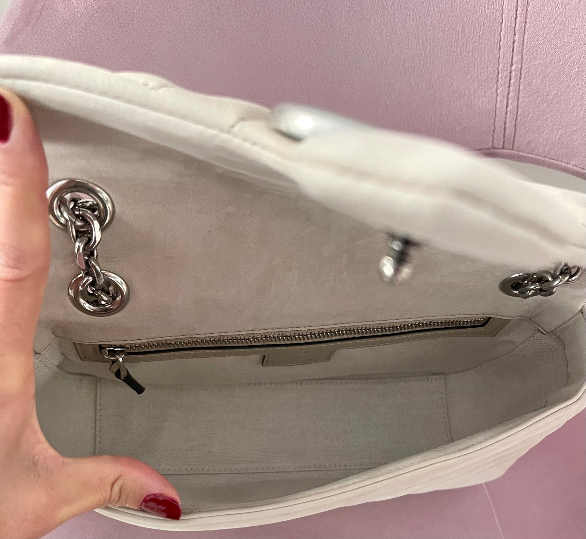 Borsa Marmont 26 GG in Nabuk Gucci