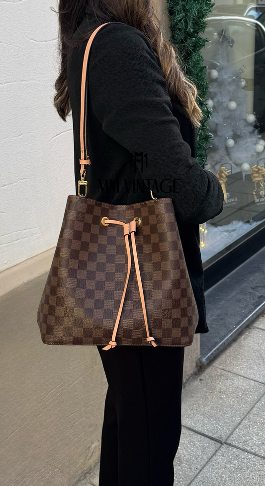 Borsa NéoNoé MM  Damier Ebène Louis Vuitton