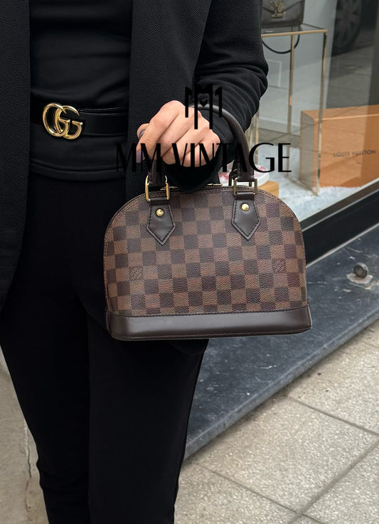 Borsa Alma BB Damier Ébène Louis Vuitton