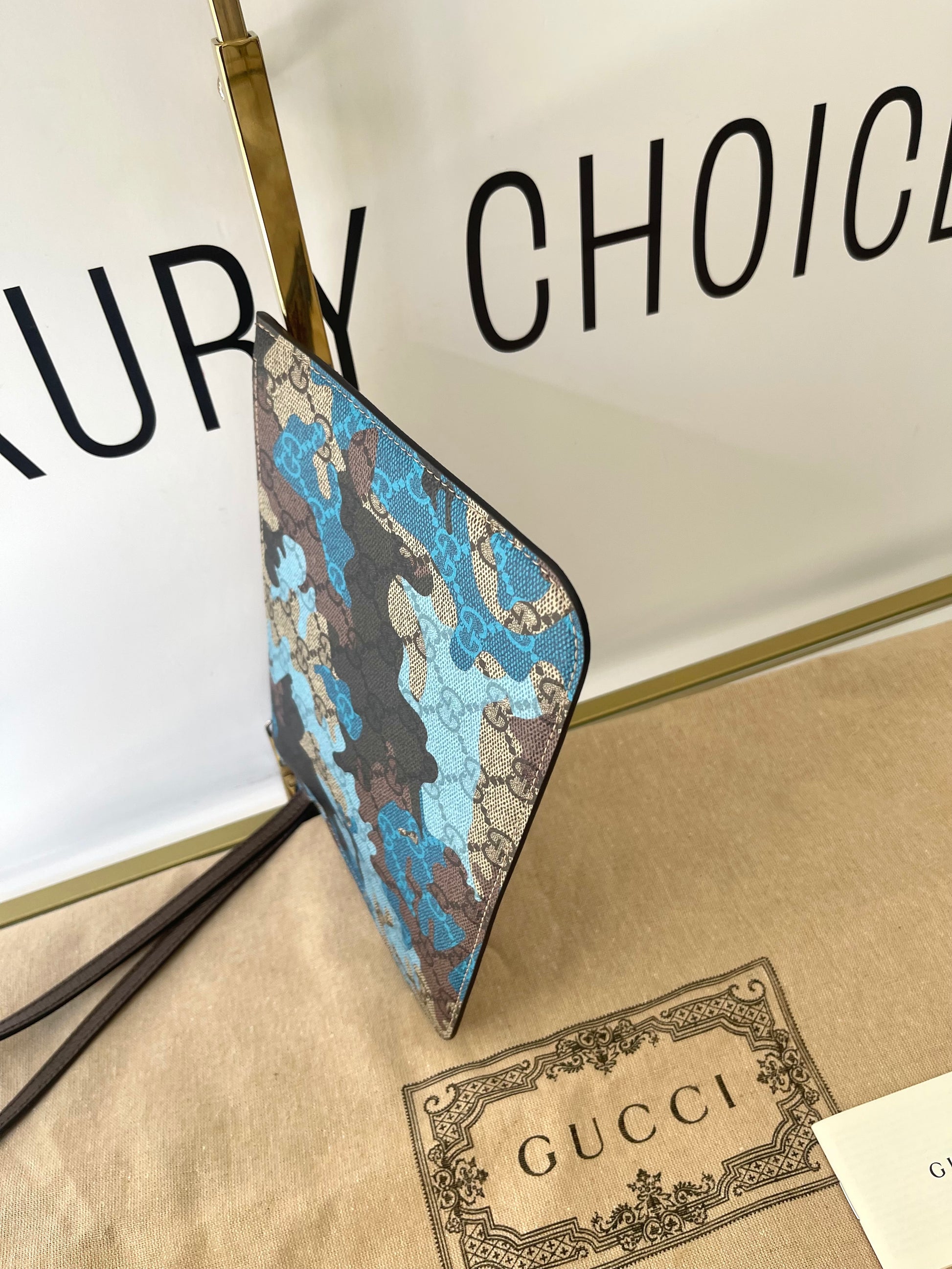 Borsa Shopping Camouflage GG Supreme Gucci