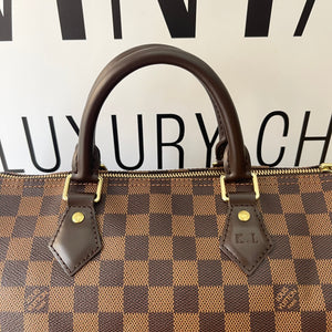 Borsa Speedy 30 Damier Ebène Louis Vuitton
