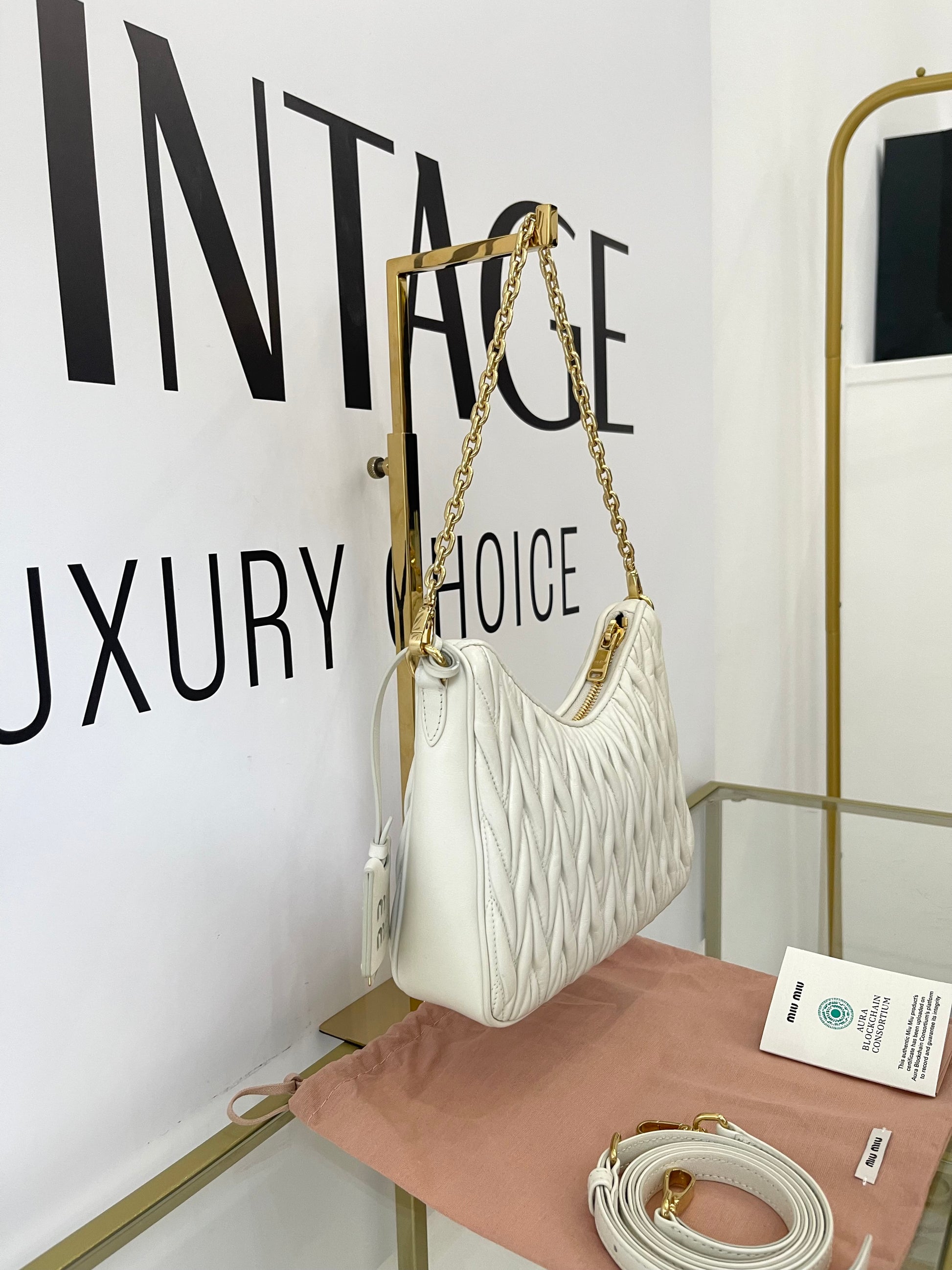 Borsa Matelassè Miu Miu